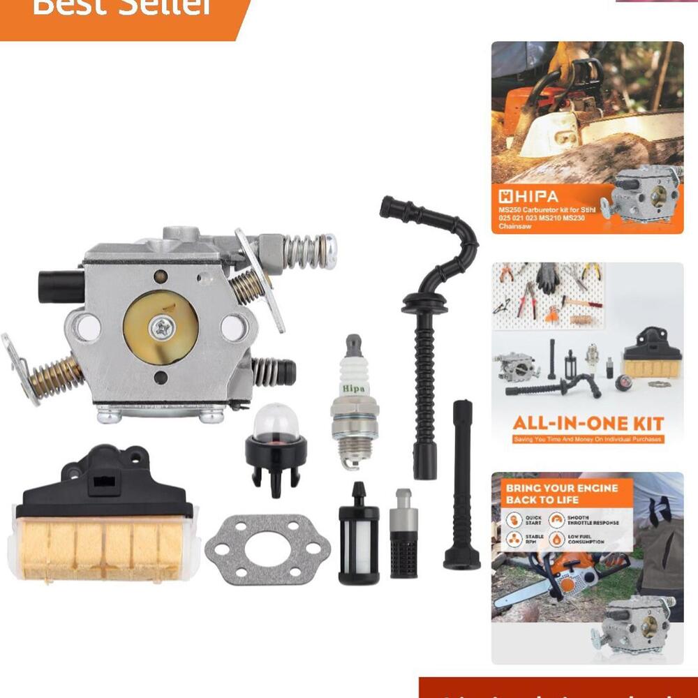 Durable Carburetor for Stihl MS250, Fits 021 023 025 Chainsaws – Ready to Run